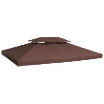 Toit De Gazebo Easycomfort 3x4m Double Toit Protection Uv