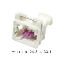 Aptiv - 240pc02s900 Connecteur Automobile - 2 Voies - 1 Rangées - Blanc/violet