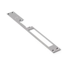 Frontale Lungo Grigio 250x25mm – Piastra per Serratura in Ferro – JIS