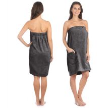 Saunakilt Damen Kilt Größe L / Xl Premium Damenkilt Aus Baumwolle Anthrazit - Liebenstein