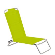 Jolly Green Sonnenliege – Aluminium – Verstellbare Rückenlehne – Wetterfest – 95 cm lang – 42,5 cm breit – 25 cm hoch