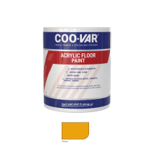 Coovar Acrylic Floor Paint - Yellow - 1 Litre