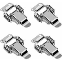 4 Pieces Stainless Steel Clamping Latch Lever Lock Box Latch Lever Closure Door Hasp Toggle Latch Spring Clasp Toggle Latch