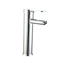 Grifo monomando de lavabo alto serie Ganges – Cromo – Cartucho cerámico 40mm – Certificado CE