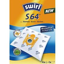 S64 S66 Micro Sacchetto Aspirapolvere 4 Pz. - Swirl
