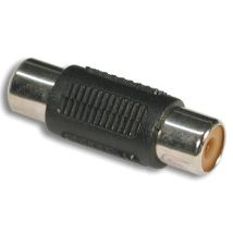 Adaptador Rca Hembras A Rca Hembra Recto Mono