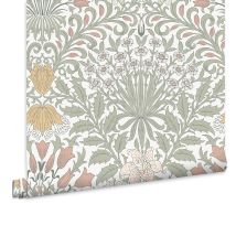 William Morris At Home Vliestapete Garden Grun 10mx52cm