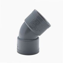Jardibric – Codo hembra-hembra 45° – ø 32 mm – PVC