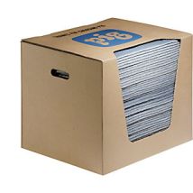 Estera Absorbente de Fieltro Aglutinante – 380 x 480 mm – 75% Fibras de Celulosa Recicladas – Absorbencia hasta 64.5 Litros