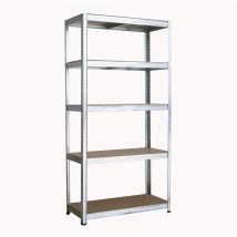 Neo Large Galvanised 5 Tier Garage Shelving Racking