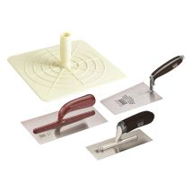 Ragni Rp1028 Plasterer Pack Plastic Hawk Plaster Trowel Small Trowel Pipe Trowel