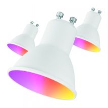 Muvit - Intelligente Glühbirne Io Miopak006/ Gu10/ 5.5w/ 400 Lumen/ 2700k-6500k/ Pack Of 3 Pcs.