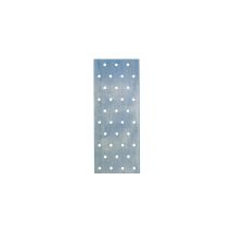 Placa perforada 200x60x2 mm – Acero – Paquete de 25 unidades