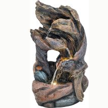 Granimex - Pico Brunnen Inkl. Pumpe Und Led-beleuchtung 50x33x20 Cm