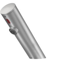 Grifo Para Lavabo Con Mando Electrónico Y Alimentación Por Batería, Color Acero Cepillado Mcm 702601 Acero Inoxidable Cepillado
