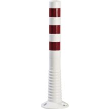 Palo di Segnalazione 750mm d 80mm Bianco – Estremamente Robusto e Flessibile – Include Viti e Ugelli – TEMKA