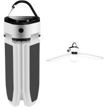 Wiederaufladbare Campinglaterne, 30 W, 1000 Lumen, 5 Modi, Faltbare Hängelampe, Tragbare Lampe Für Terrasse, Garten, Grillen, Wandern (solarbetrieben)
