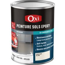 Oxi-peinture Sols Epoxy-peinture Sols Intérieurs Garage Sans Sous-couche-gris Clair (ral 7035) 0.3 Litres