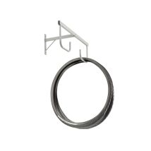 Andrys Espositore Porta Copertoni Bici A Parete - 2 Posti Verniciato Grigio