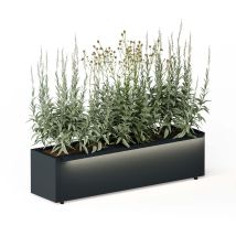 Herstera Garden Cube Balcony Xl Plus Jardinière En Métal Avec
