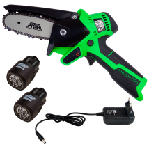 Akita - Mini Motosierra De Batería 16v + 2 Batería + Cargador