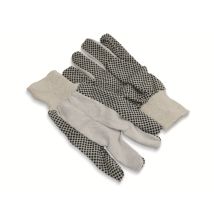 Gartenhandschuhe – elastischer Bund, rutschfeste Innenseite – Universalgröße – EUROTOOLS