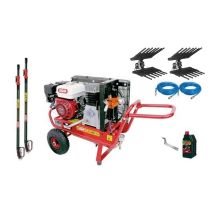 Lisam Hobby Kit De Récolte D'Olives Pour 2 Opérateurs Avec Moteur-compresseur Honda 2 Récolteurs