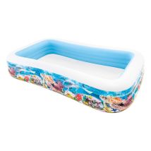Swim Center Familienpool 305x183x56 Cm Meerestiere-design Intex