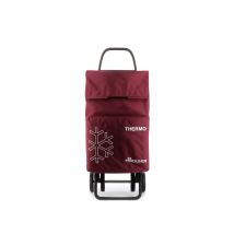 Rolser - Carro Compra 4r Fijo Aluminio/mf Burdeos Termo Fresh Mf Rols