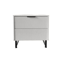 Home Deluxe Nachttisch Nyla - 45 X 61 Cm Bettkommode Nachtkommode Beistelltisch Bettkonsole Nachttisch Modern, Nachttisch Holz, Nachttisch Klein