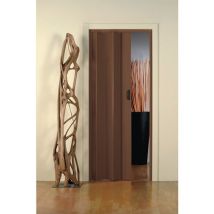 Porta A Soffietto Da Interno Forte Mod. Monica Noce