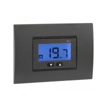 Termostato empotrado Keo-A 230V – Pantalla retroiluminada azul – Calefacción y aire acondicionado