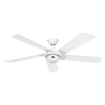 Certeo – Ceiling Fan Rotary White with Remote Control – 132 cm Diameter – 3 Speeds – 220-240 V