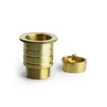 Piletta Di Scarico 3/4" Per Fontana Da Giardino In Ottone Lucido - Kam