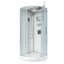 D37-10r3 Dusche Dampfdusche Duschtempel Duschkabine -th. 90x90 Ohne 2k Scheiben Versiegelung - Acquavapore