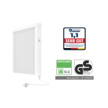 Elektroheizung Areo Smart Gs Flächenspeicherheizung 1000 Watt - Geprüfte Sicherheit - Digitales Thermostat Mit Lcd-display Von Evarmo