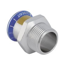 Mapress Edelstahl Übergang Mit Außengewinde, Gas, D 35mm, R 1' - Geberit