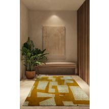 Beneffito - Alfombra - Colección Skip Calisson - Alfombra - Amarillo - 140x200cm