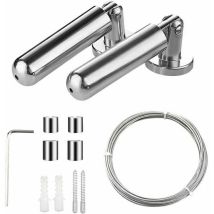 Kueatily - Gabrielle Stahl-vorhangkabel, Vorhangkabel, Vorhangkabel-set, Vorhang-spanndraht, Für Fenster, Duschvorhang, Wäscheleine, Licht, Lampe, 