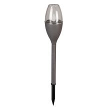 Lámpara solar LED efecto llama – 110893 – Iluminación cálida para jardín – Plástico – IP44 – Recargable AAA