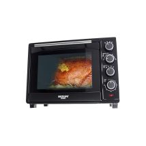 Forno Da Tavolo Ventilato E Girarrosto Da 35 Litri, 1600w, Modello Siena Black - Bastilipo