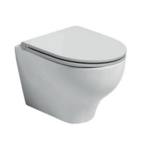 Keramikvase 35.5x53 Cm Weiss Glänzend Azzurra Ceramica Pratica - Senza Coprivaso