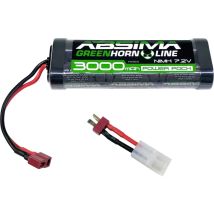 Absima Modellbau-akkupack (nimh) 7.2 V 3000 Mah Zellen-zahl: 6 Hardcase T-buchse, Tamiya-buchse