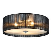 Lux.pro Luz De Techo - Iluminación Colgante - Negro/blanco (3 X E27) - Lámpara De Plafón