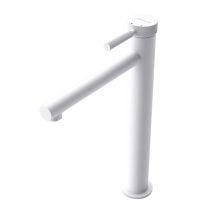Sogood - Doporro Diseño De Grifería Mezclador Monomando Para Lavabo De 30,5cm De Altura En Blanco Mate Para Un Uso Práctico