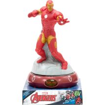 Lampada 3D LED Iron Man – Lampada da Comodino – Batteria 3xAA Inclusa – Timer 15 Minuti