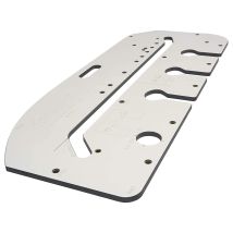 Trend – Kitchen Worktop Jig – 700mm Cutting Tool – Solid Laminate – 5.4kg – 45° End Cut – Router Accessory