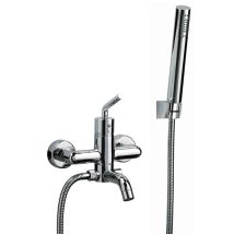 Piralla - Mezclador De Baño Externo Con Set De Ducha Garda 0as00002a21 Cromo - Con Set De Ducha