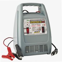 LAIM Batterieladegerät 12V 60Ah 2A/4A Ladegeschwindigkeit Schutz gegen Überladung Kabelaufbewahrung Batterietesterfunktion