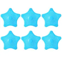 Quadratischer Abflussdeckel, Haarfänger Für Duschfilter, Silikon-haarverstopfungsfilter Mit Saugnäpfen, Geeignet Für Badezimmer Küche, Blau